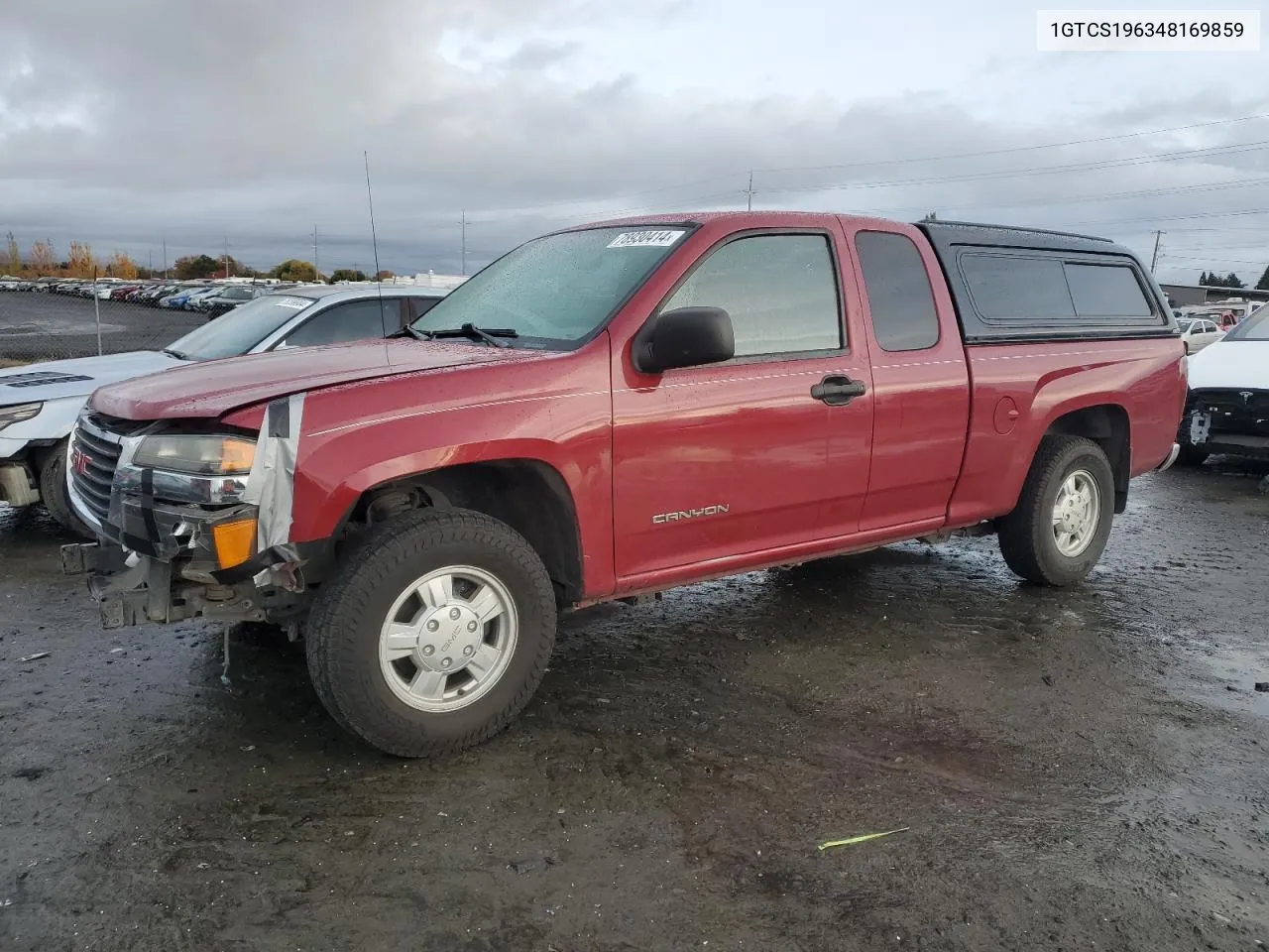 2004 GMC Canyon VIN: 1GTCS196348169859 Lot: 78930414