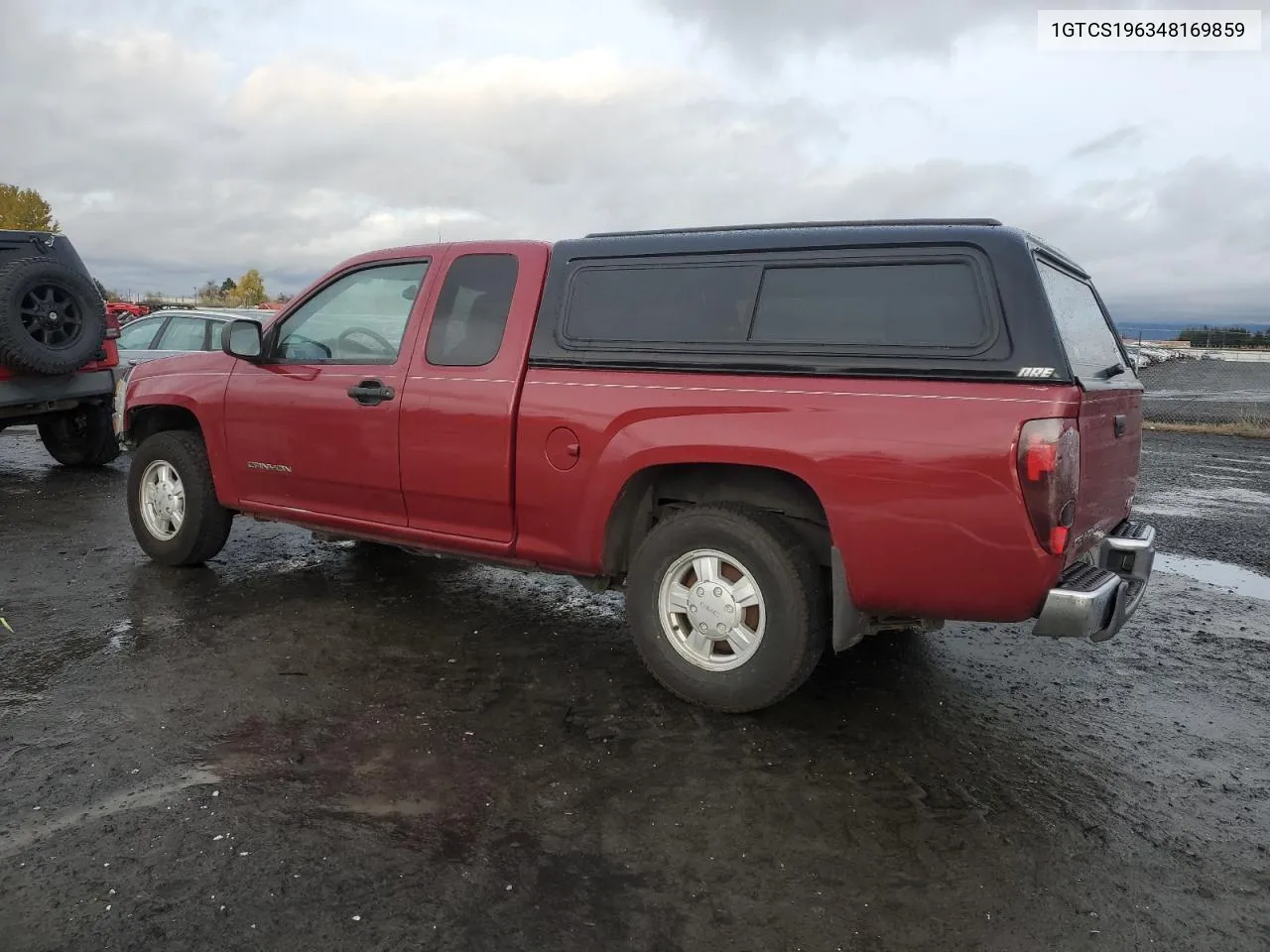 2004 GMC Canyon VIN: 1GTCS196348169859 Lot: 78930414