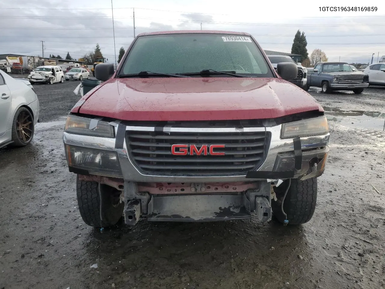 2004 GMC Canyon VIN: 1GTCS196348169859 Lot: 78930414