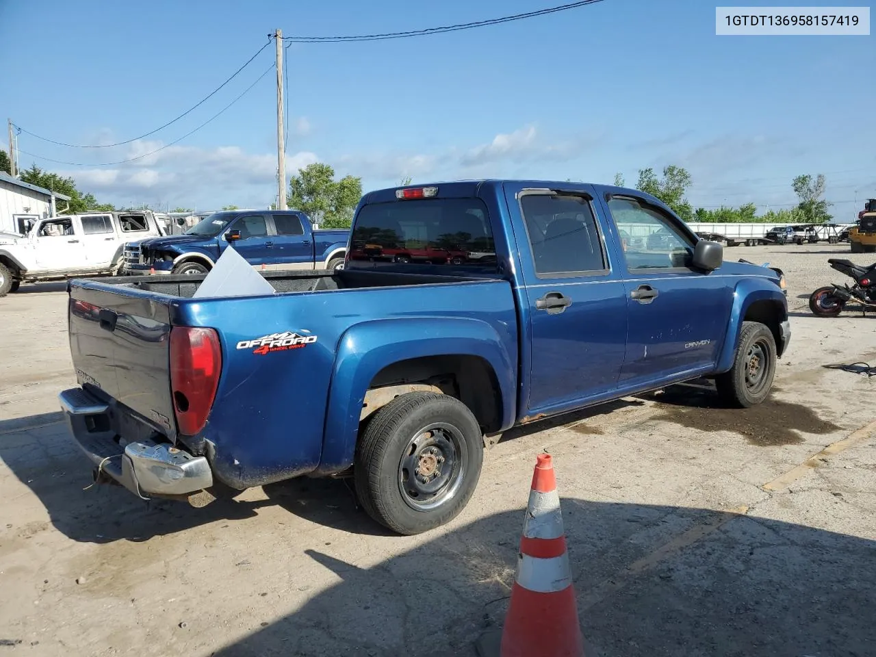 2005 GMC Canyon VIN: 1GTDT136958157419 Lot: 58214554