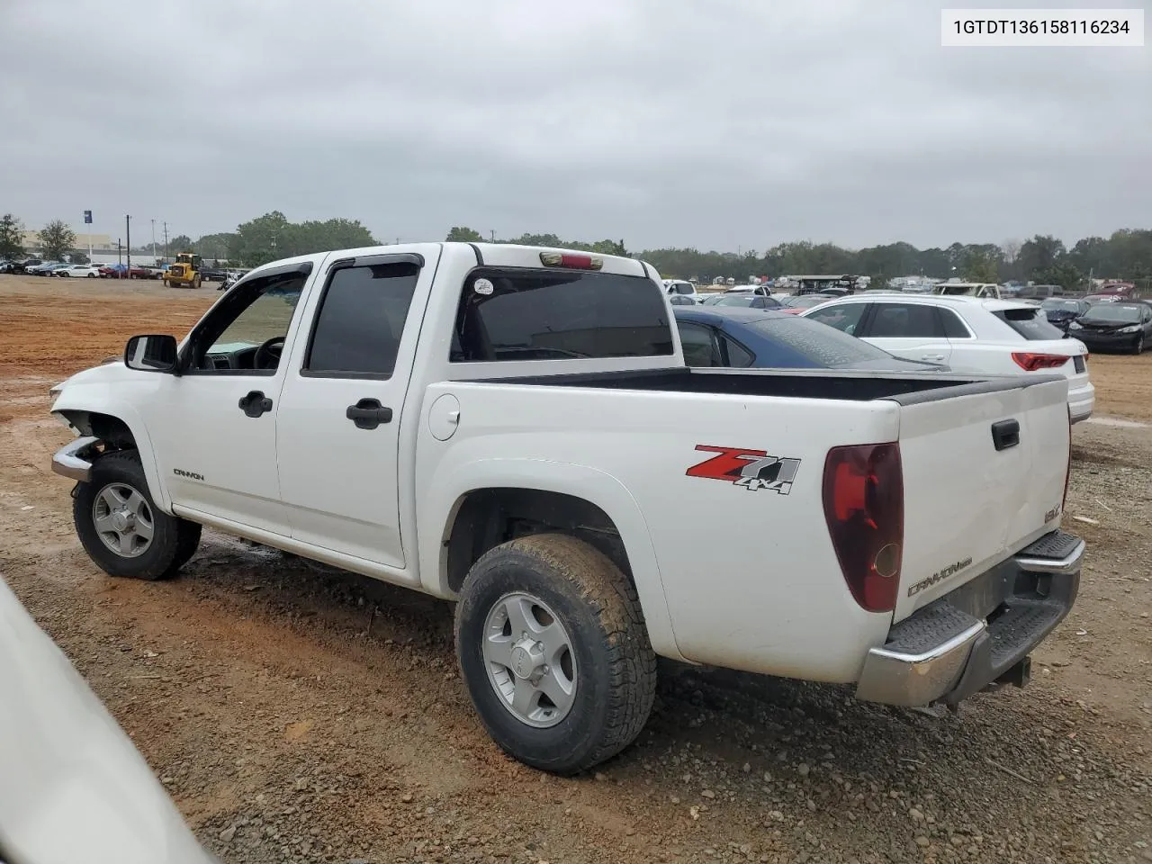 2005 GMC Canyon VIN: 1GTDT136158116234 Lot: 72742744