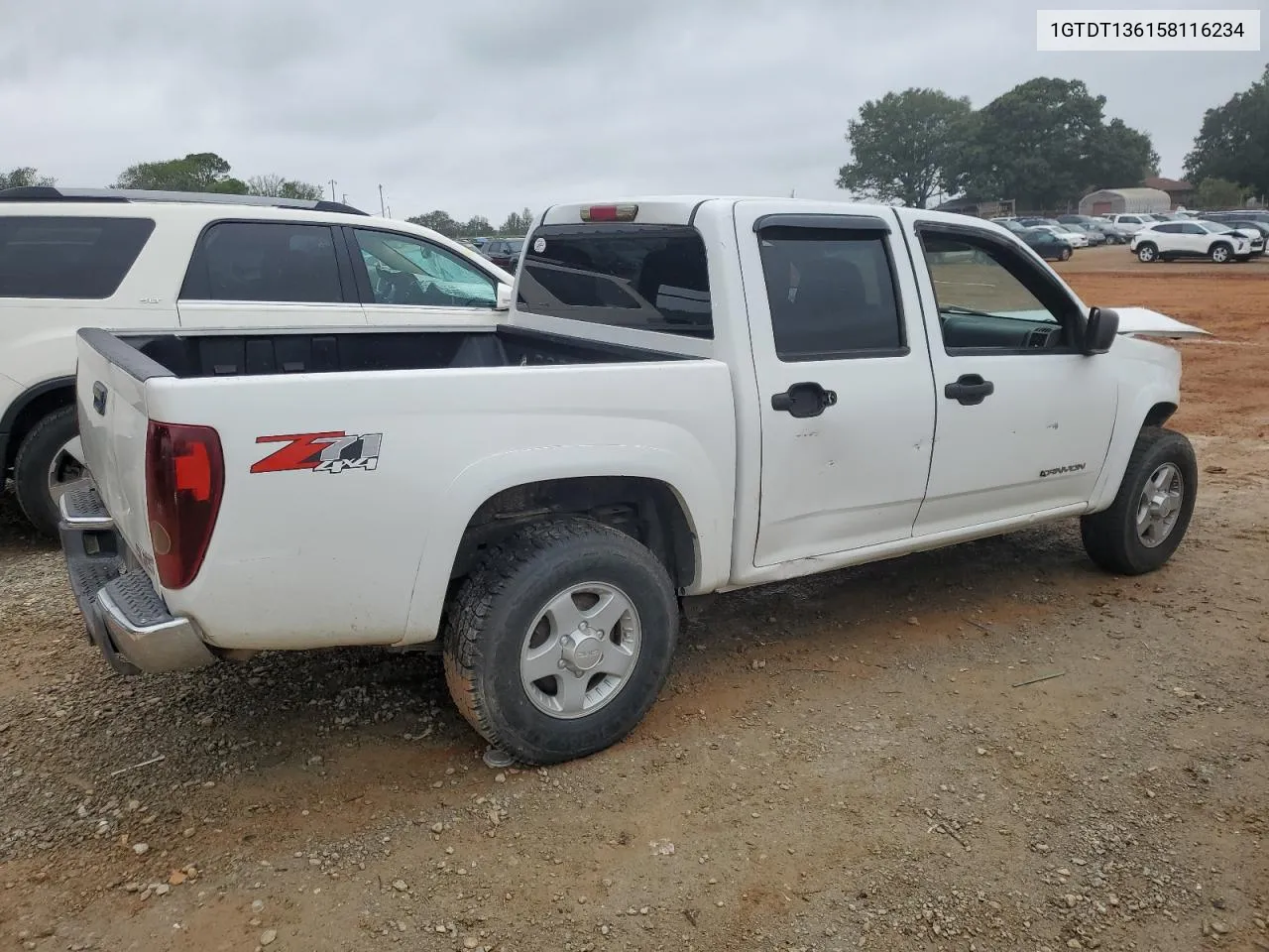 2005 GMC Canyon VIN: 1GTDT136158116234 Lot: 72742744