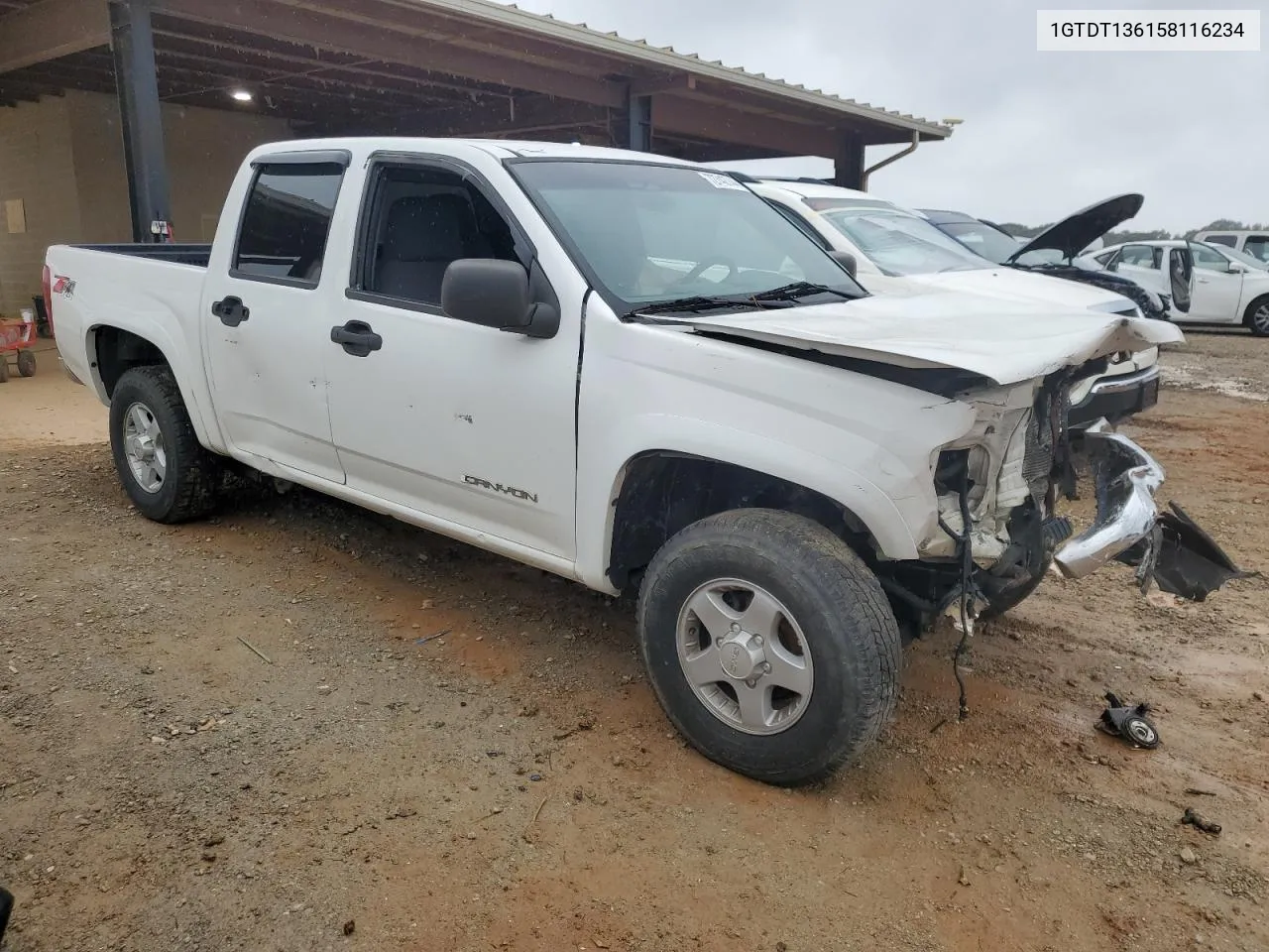 2005 GMC Canyon VIN: 1GTDT136158116234 Lot: 72742744