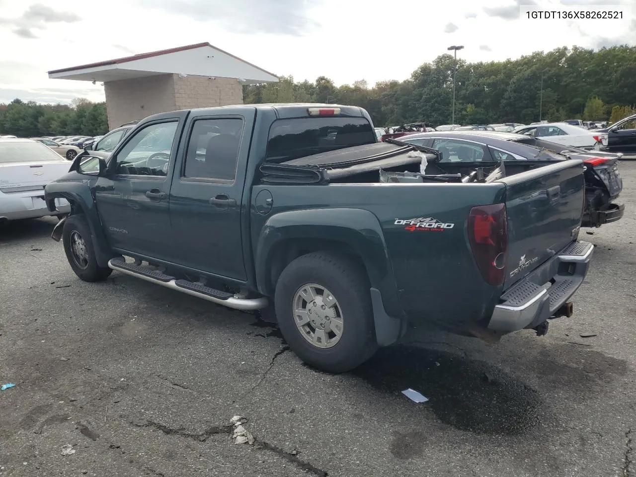 2005 GMC Canyon VIN: 1GTDT136X58262521 Lot: 73214044