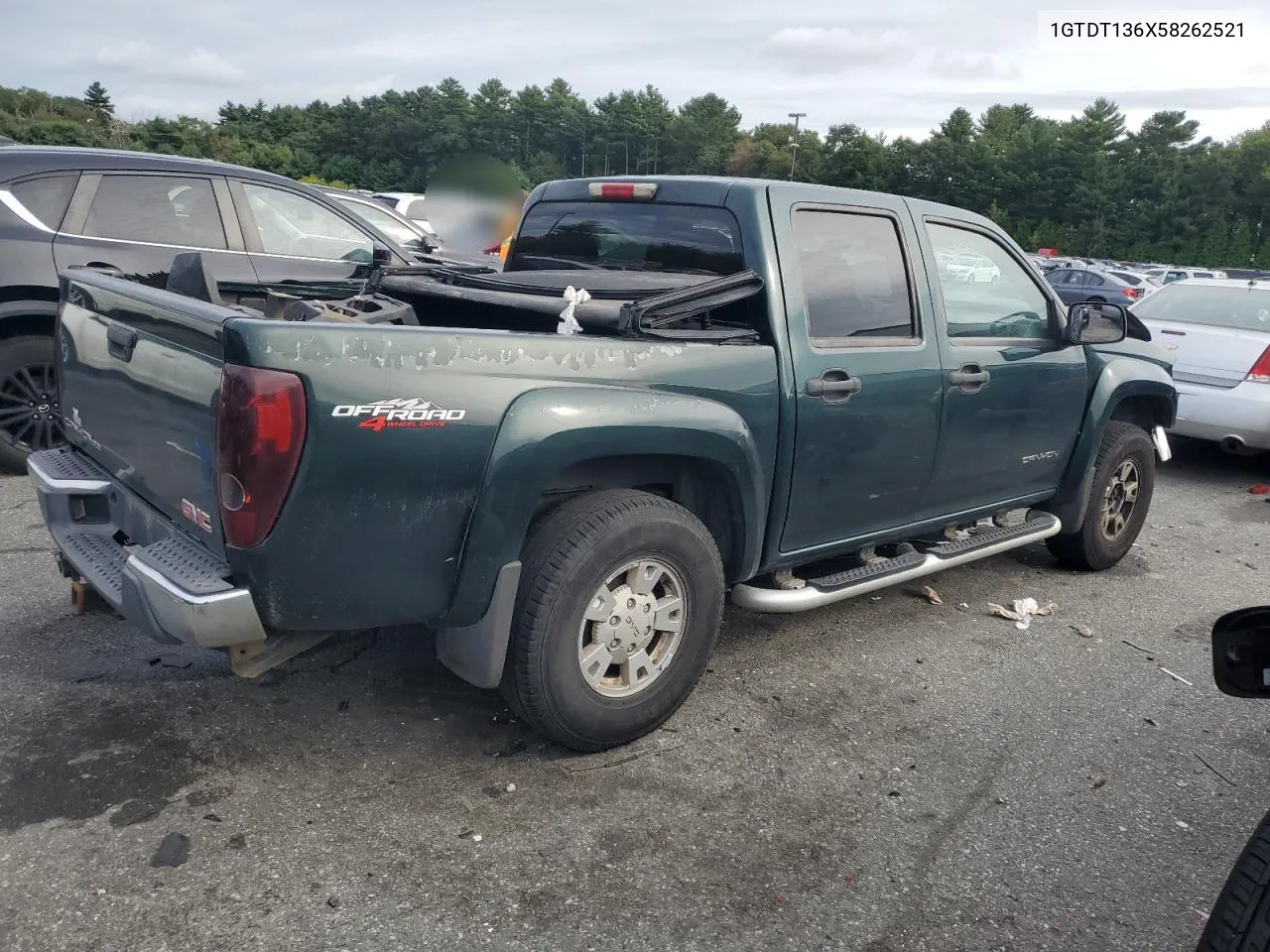 2005 GMC Canyon VIN: 1GTDT136X58262521 Lot: 73214044