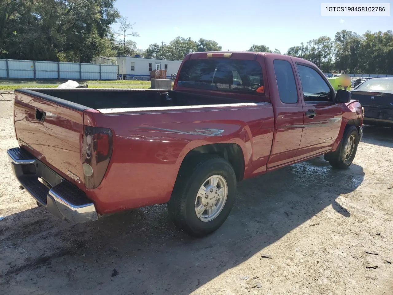 2005 GMC Canyon VIN: 1GTCS198458102786 Lot: 73889464