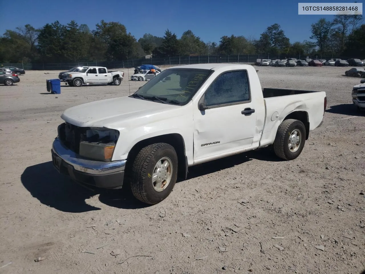 2005 GMC Canyon VIN: 1GTCS148858281468 Lot: 74719814