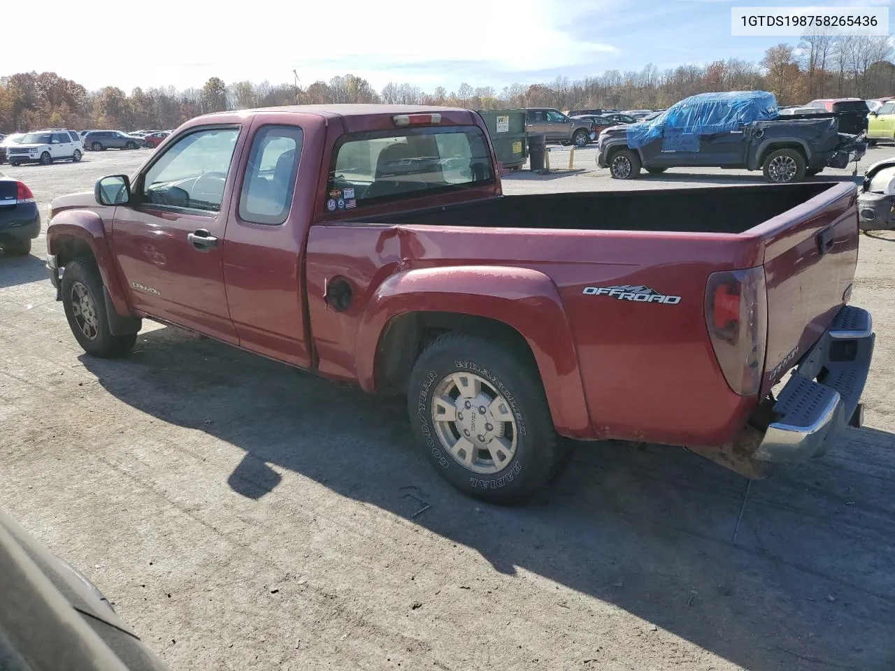 2005 GMC Canyon VIN: 1GTDS198758265436 Lot: 78241944