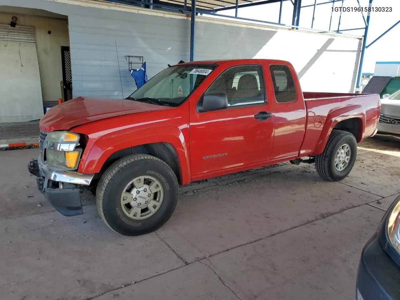 2005 GMC Canyon VIN: 1GTDS196158130323 Lot: 78646804