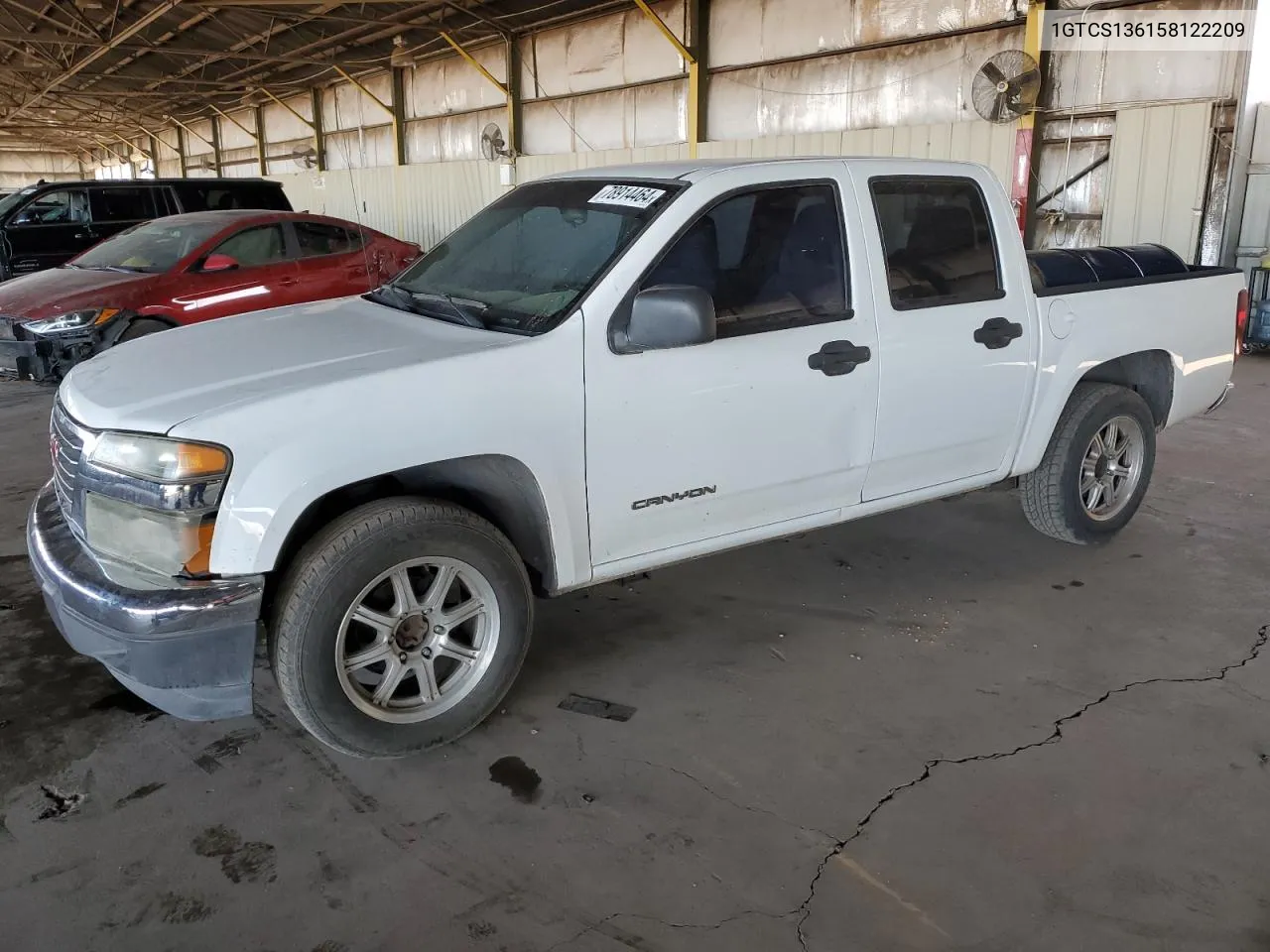 2005 GMC Canyon VIN: 1GTCS136158122209 Lot: 78914464