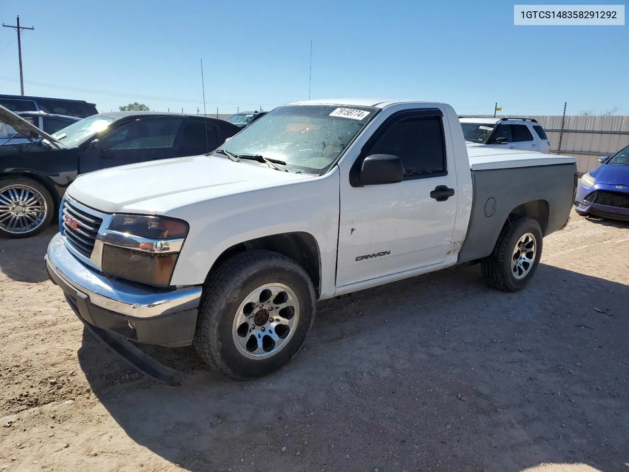 2005 GMC Canyon VIN: 1GTCS148358291292 Lot: 79158774