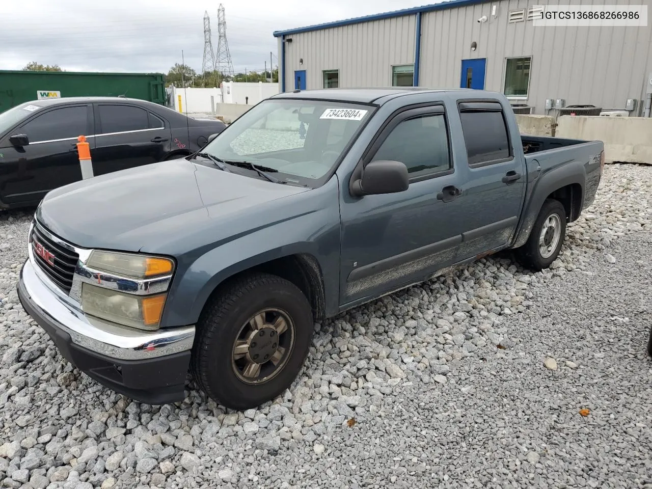 2006 GMC Canyon VIN: 1GTCS136868266986 Lot: 73423604