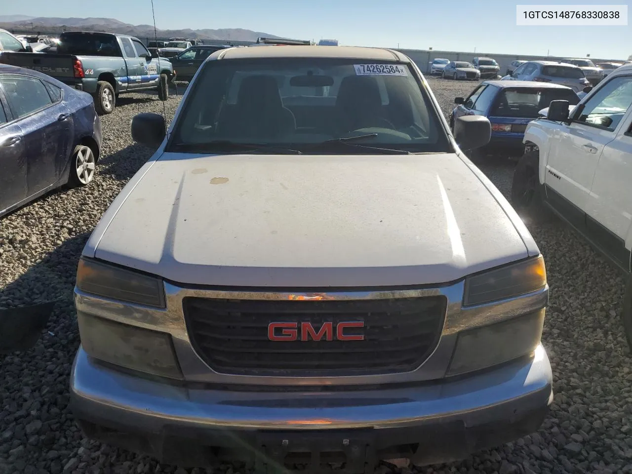 2006 GMC Canyon VIN: 1GTCS148768330838 Lot: 74262584