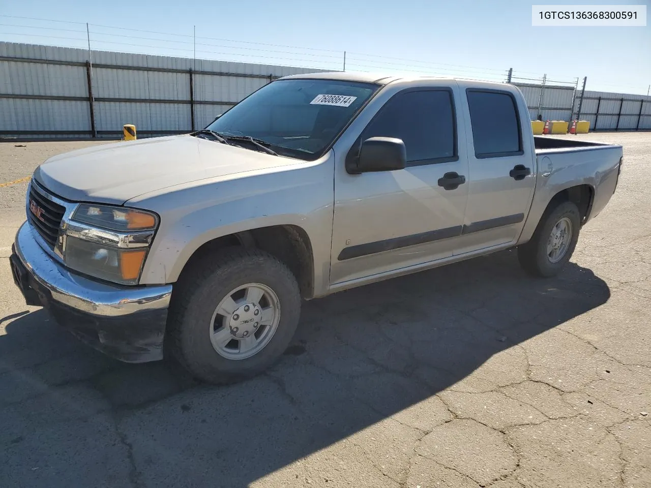 2006 GMC Canyon VIN: 1GTCS136368300591 Lot: 76088614