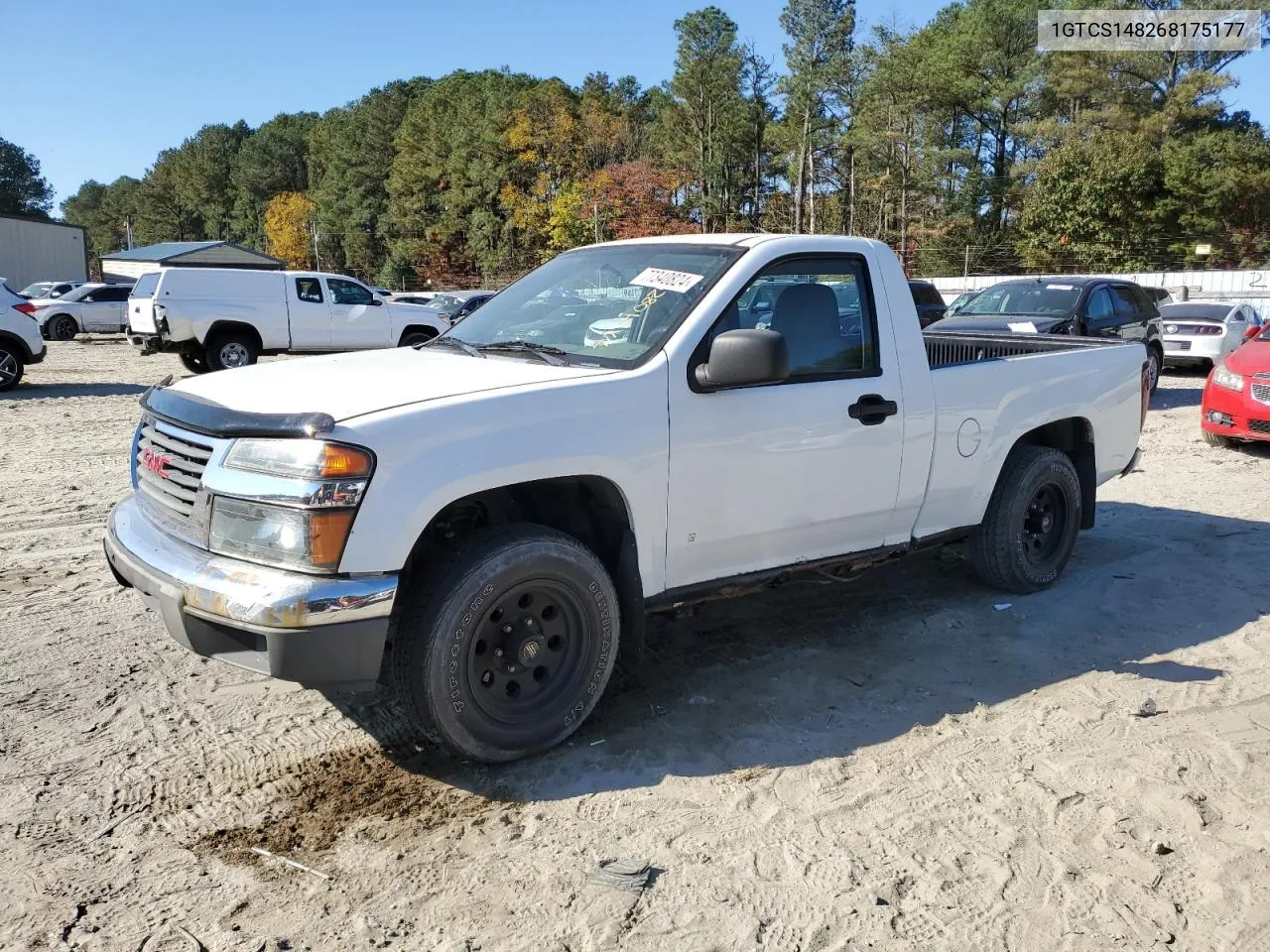 1GTCS148268175177 2006 GMC Canyon