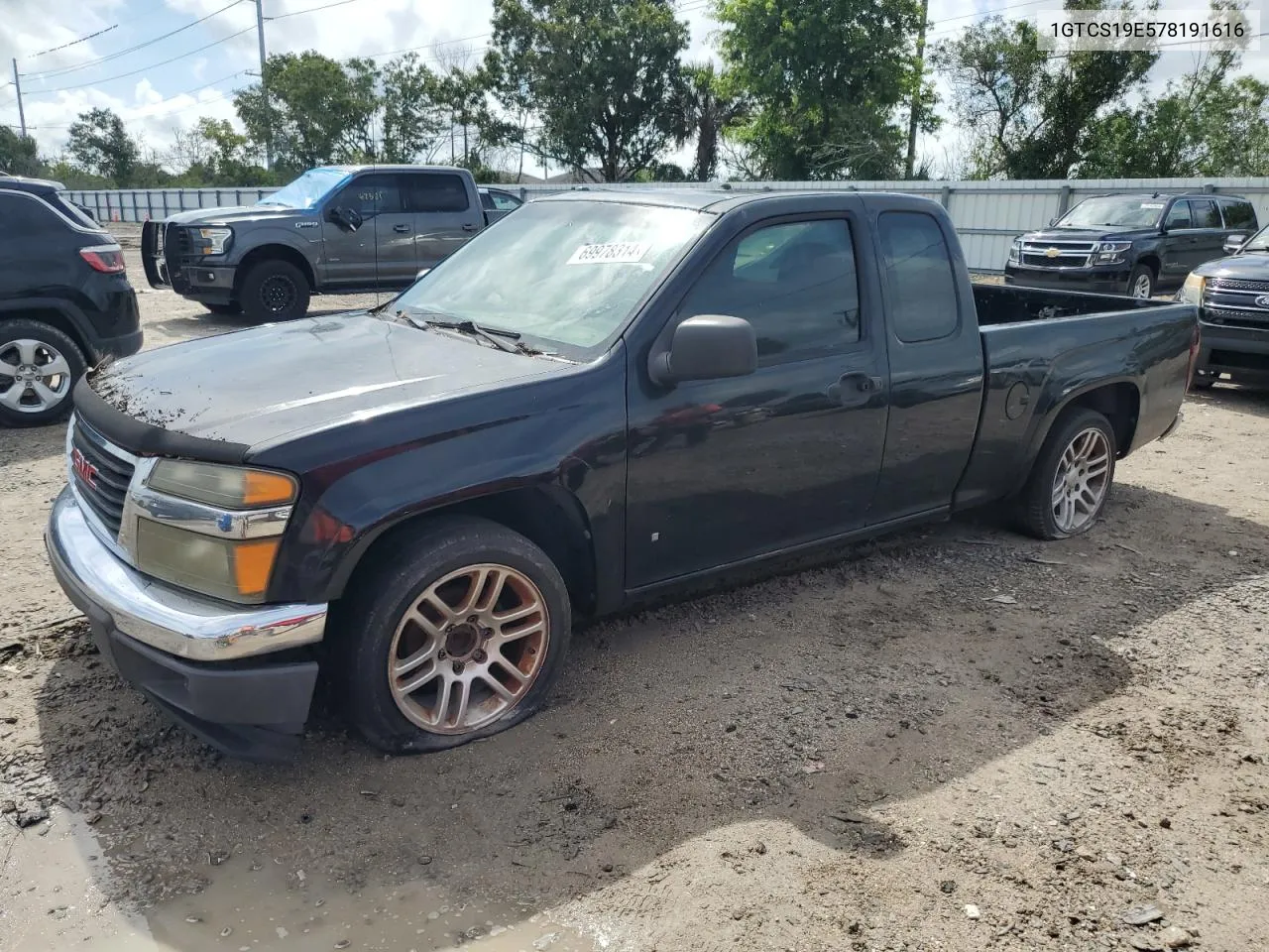 2007 GMC Canyon VIN: 1GTCS19E578191616 Lot: 69978314