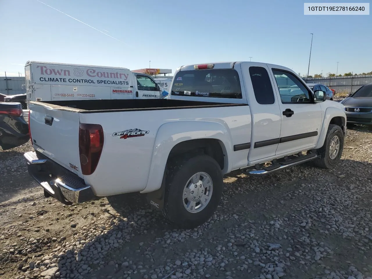 2007 GMC Canyon VIN: 1GTDT19E278166240 Lot: 78226214