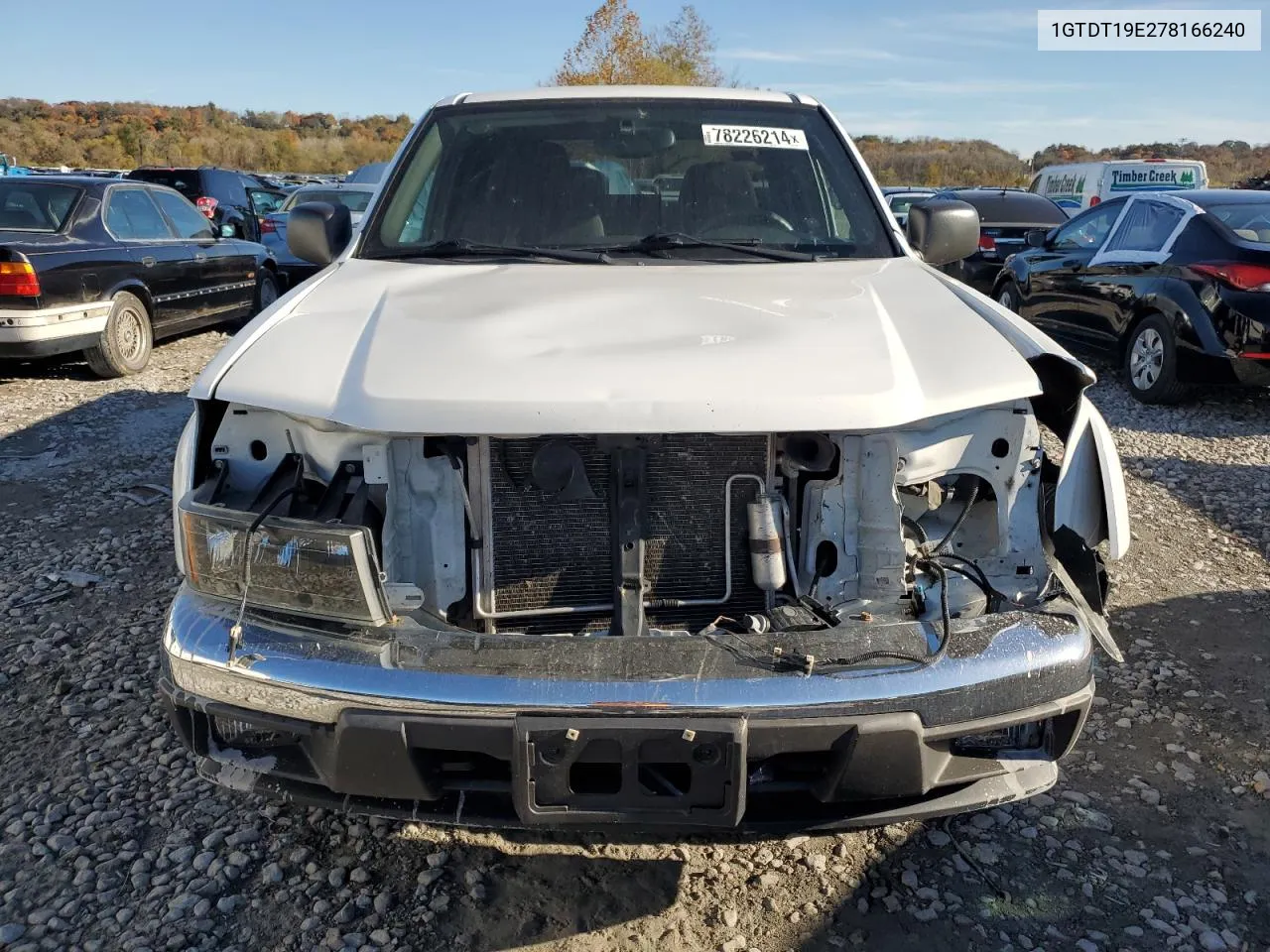 2007 GMC Canyon VIN: 1GTDT19E278166240 Lot: 78226214