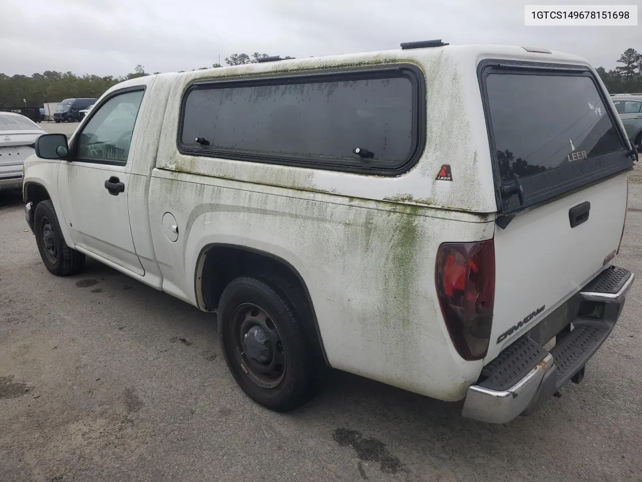 2007 GMC Canyon VIN: 1GTCS149678151698 Lot: 79221764