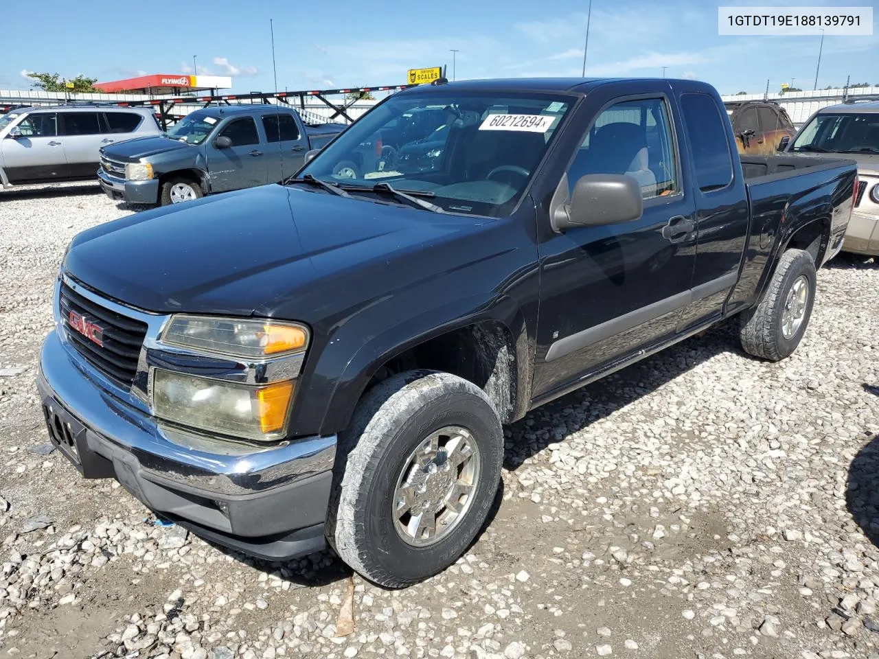 2008 GMC Canyon VIN: 1GTDT19E188139791 Lot: 60212694