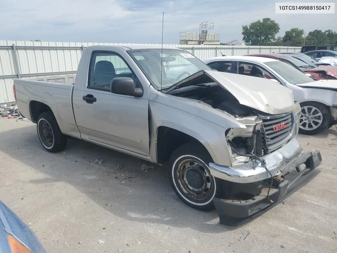 2008 GMC Canyon VIN: 1GTCS149988150417 Lot: 68837504