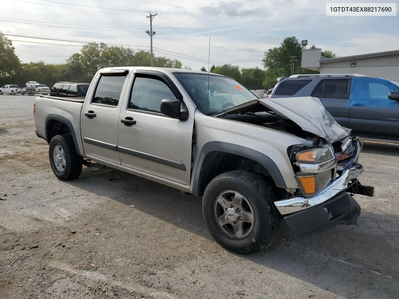 2008 GMC Canyon Sle VIN: 1GTDT43EX88217690 Lot: 69955344