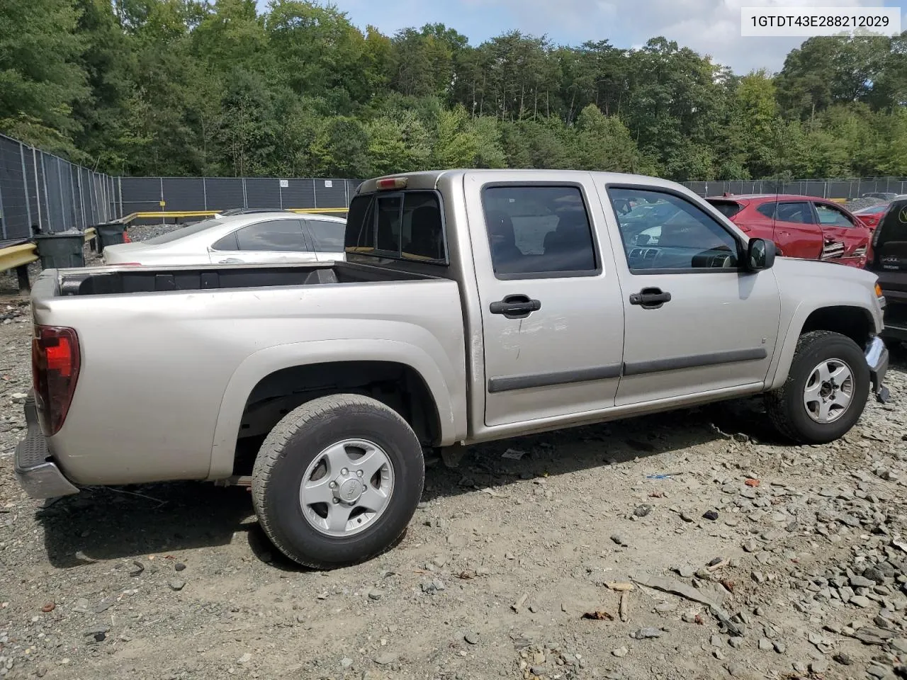 1GTDT43E288212029 2008 GMC Canyon Sle