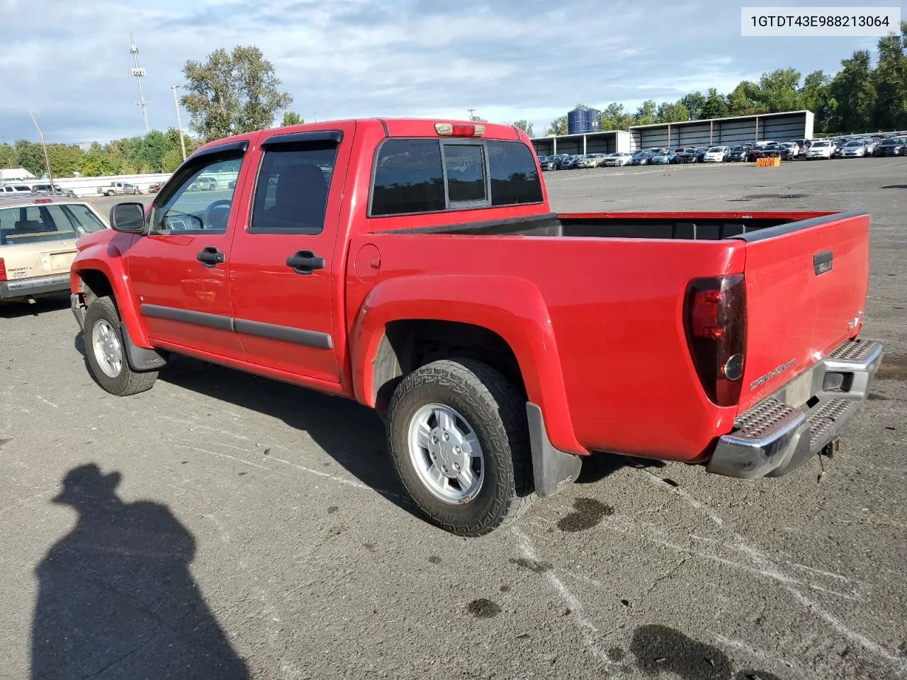 2008 GMC Canyon Sle VIN: 1GTDT43E988213064 Lot: 72000474