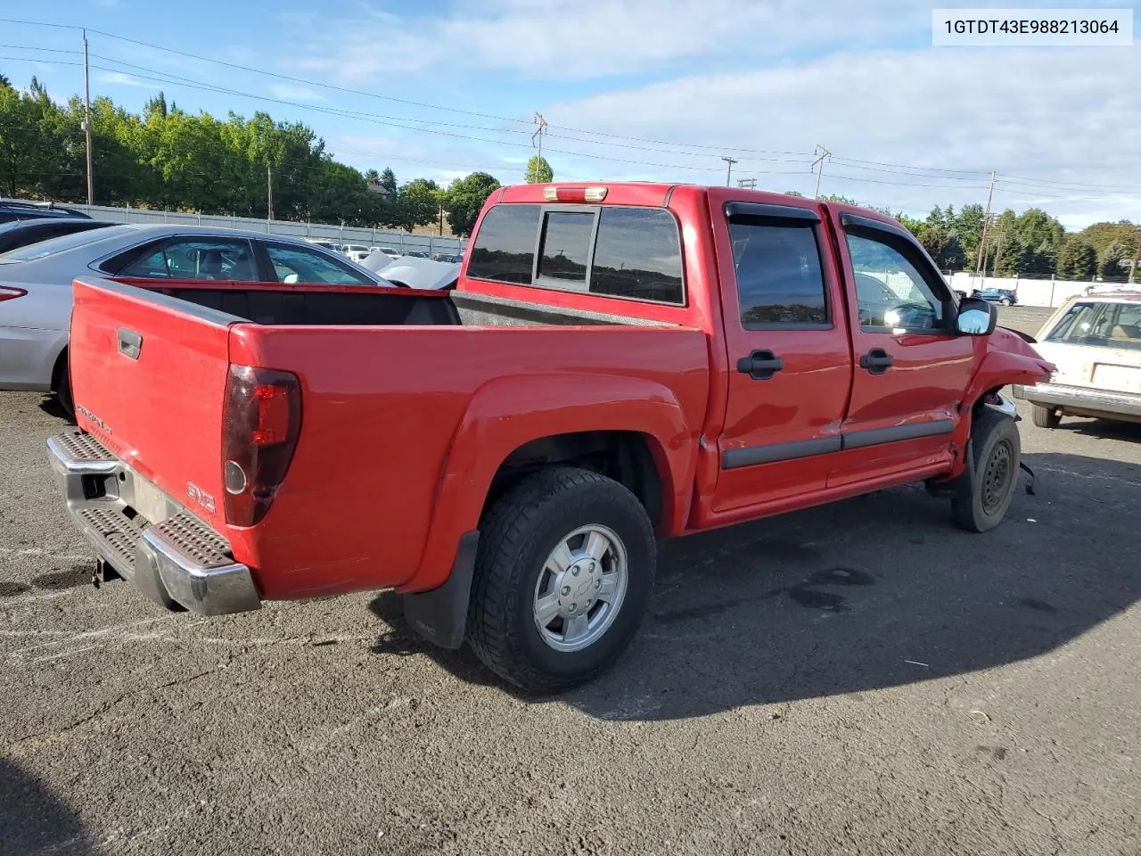 2008 GMC Canyon Sle VIN: 1GTDT43E988213064 Lot: 72000474