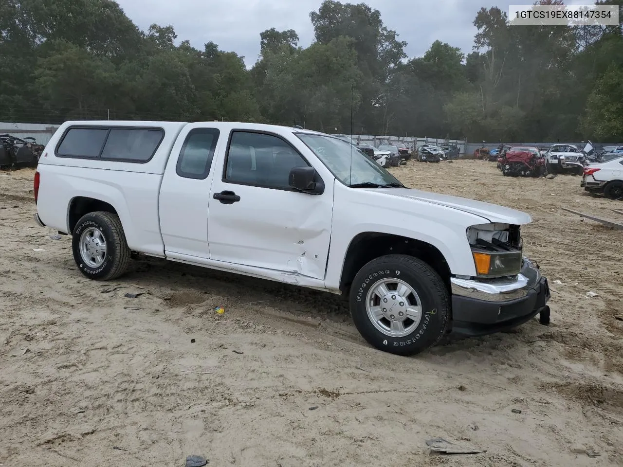 2008 GMC Canyon VIN: 1GTCS19EX88147354 Lot: 72508724