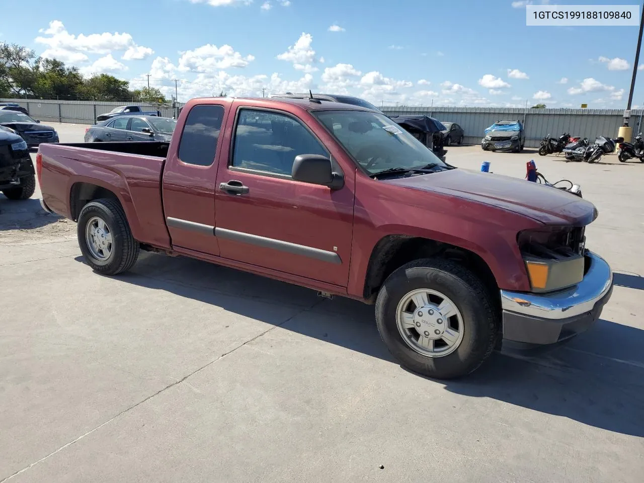 1GTCS199188109840 2008 GMC Canyon