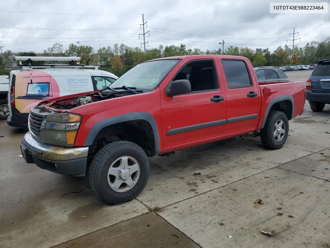 2008 GMC Canyon Sle VIN: 1GTDT43E988223464 Lot: 72908174