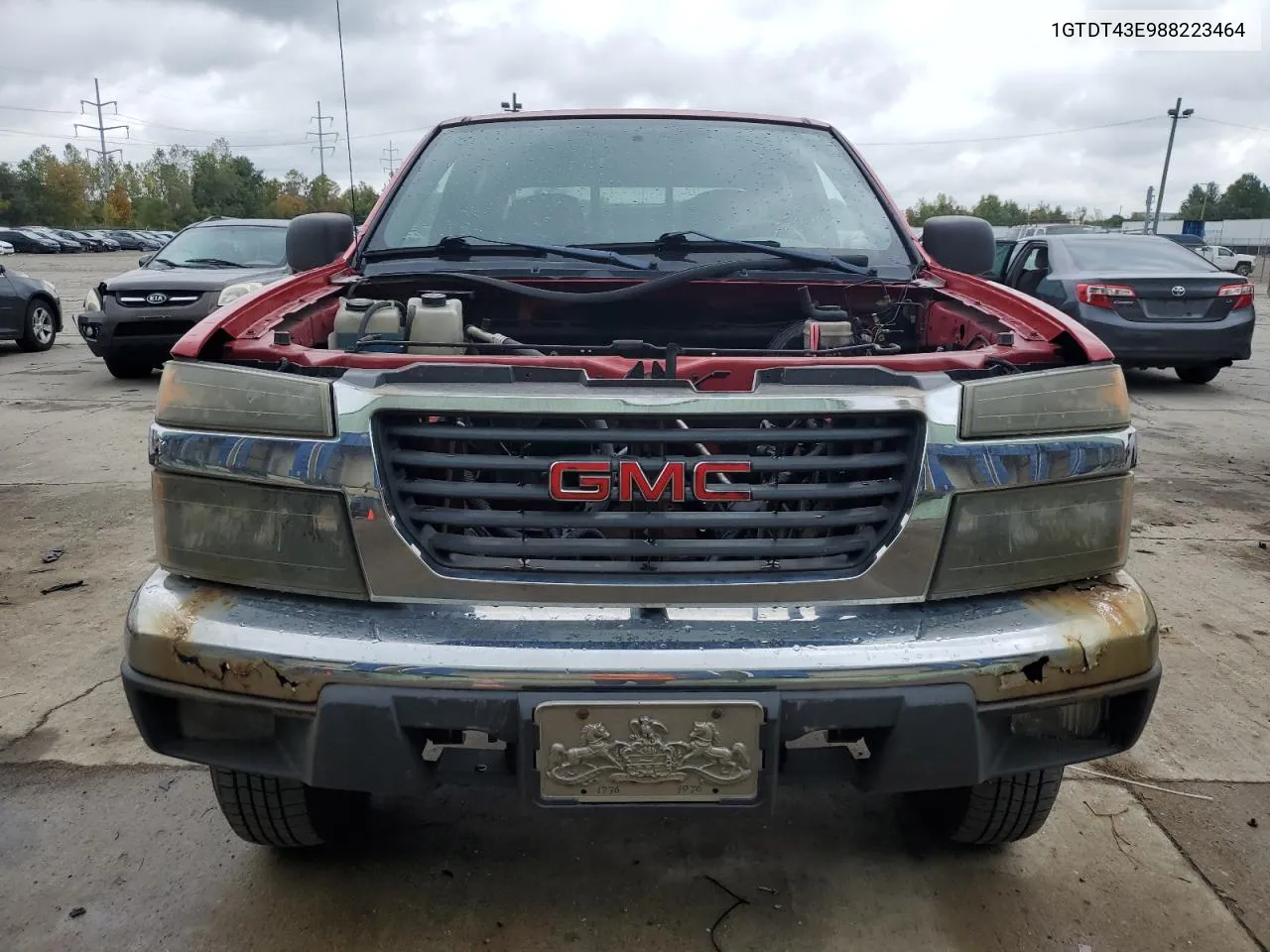 2008 GMC Canyon Sle VIN: 1GTDT43E988223464 Lot: 72908174