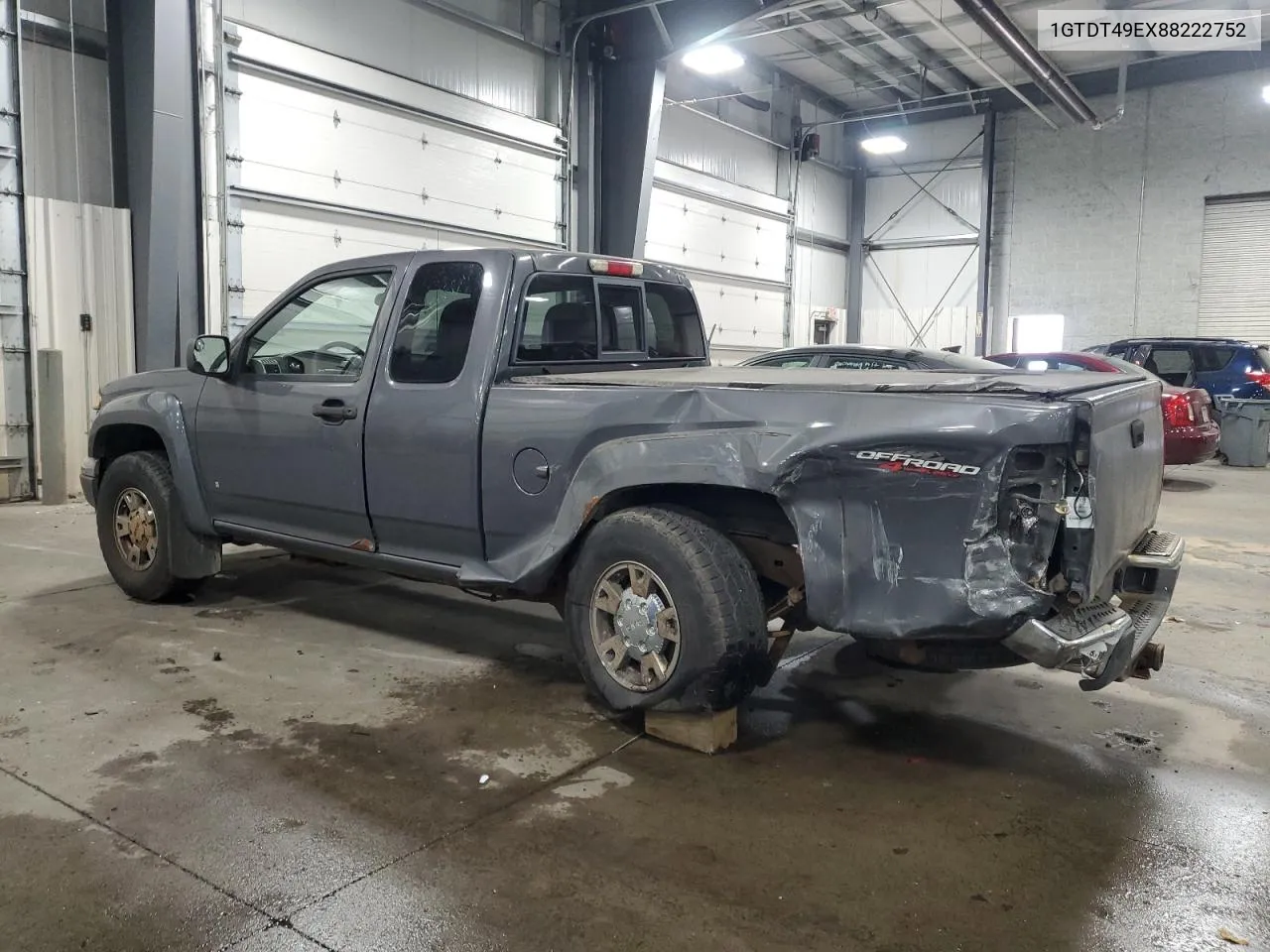 1GTDT49EX88222752 2008 GMC Canyon Sle