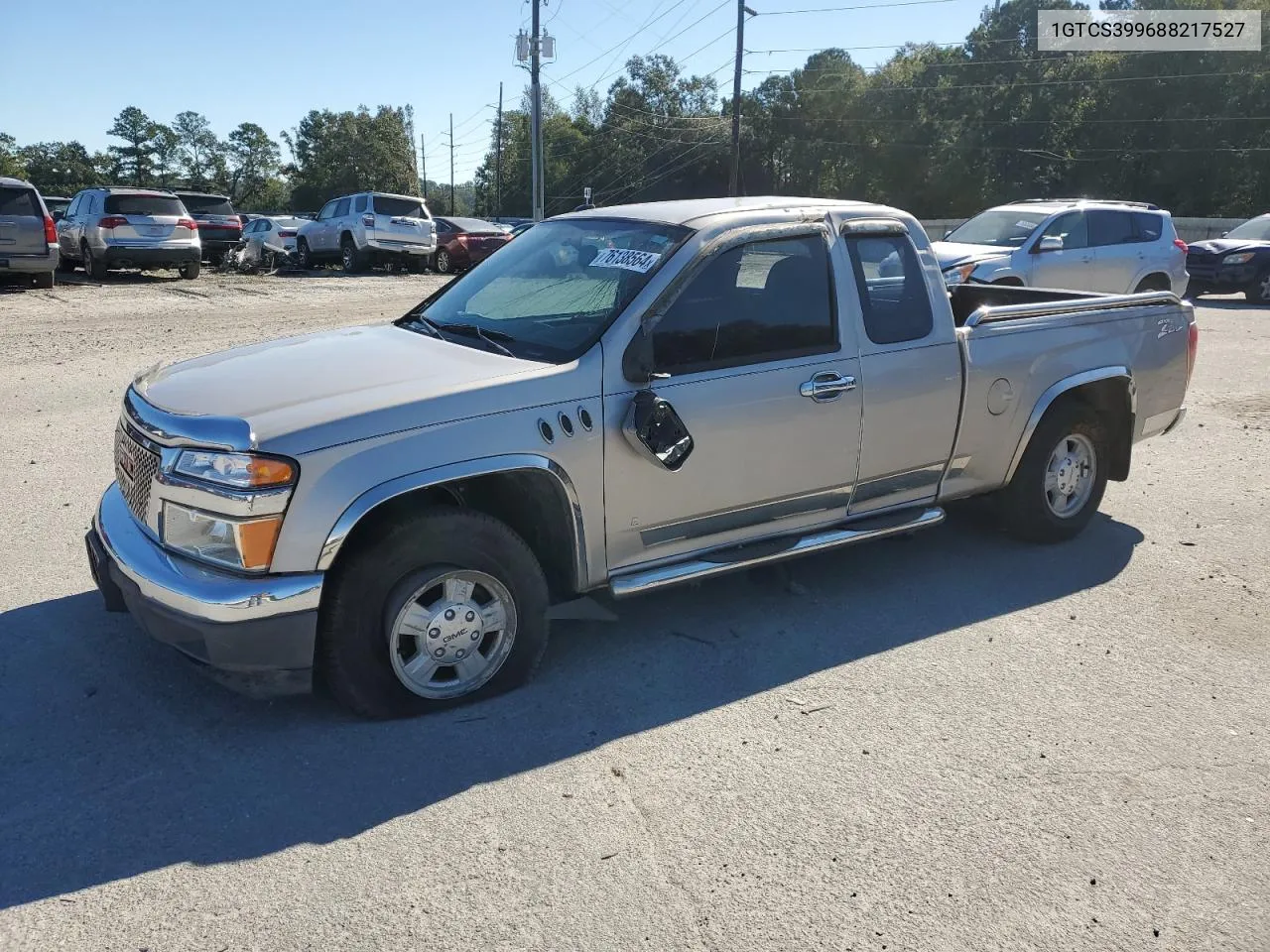 2008 GMC Canyon Sle VIN: 1GTCS399688217527 Lot: 76138564