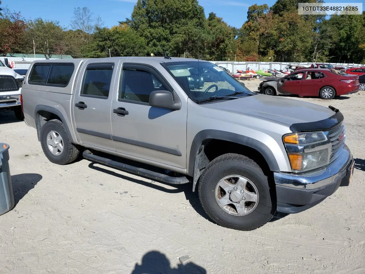 2008 GMC Canyon VIN: 1GTDT33E488216285 Lot: 76516914