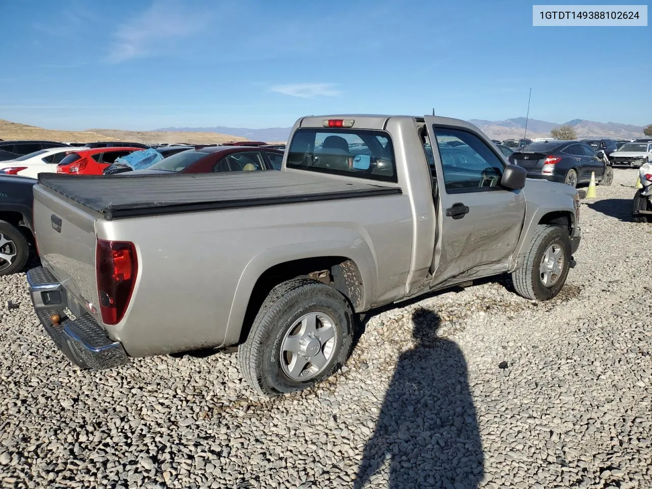 2008 GMC Canyon VIN: 1GTDT149388102624 Lot: 77375944