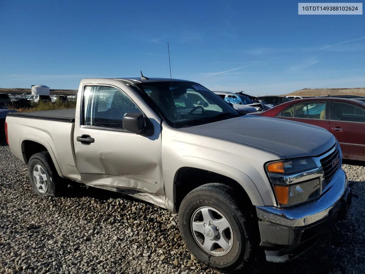 2008 GMC Canyon VIN: 1GTDT149388102624 Lot: 77375944