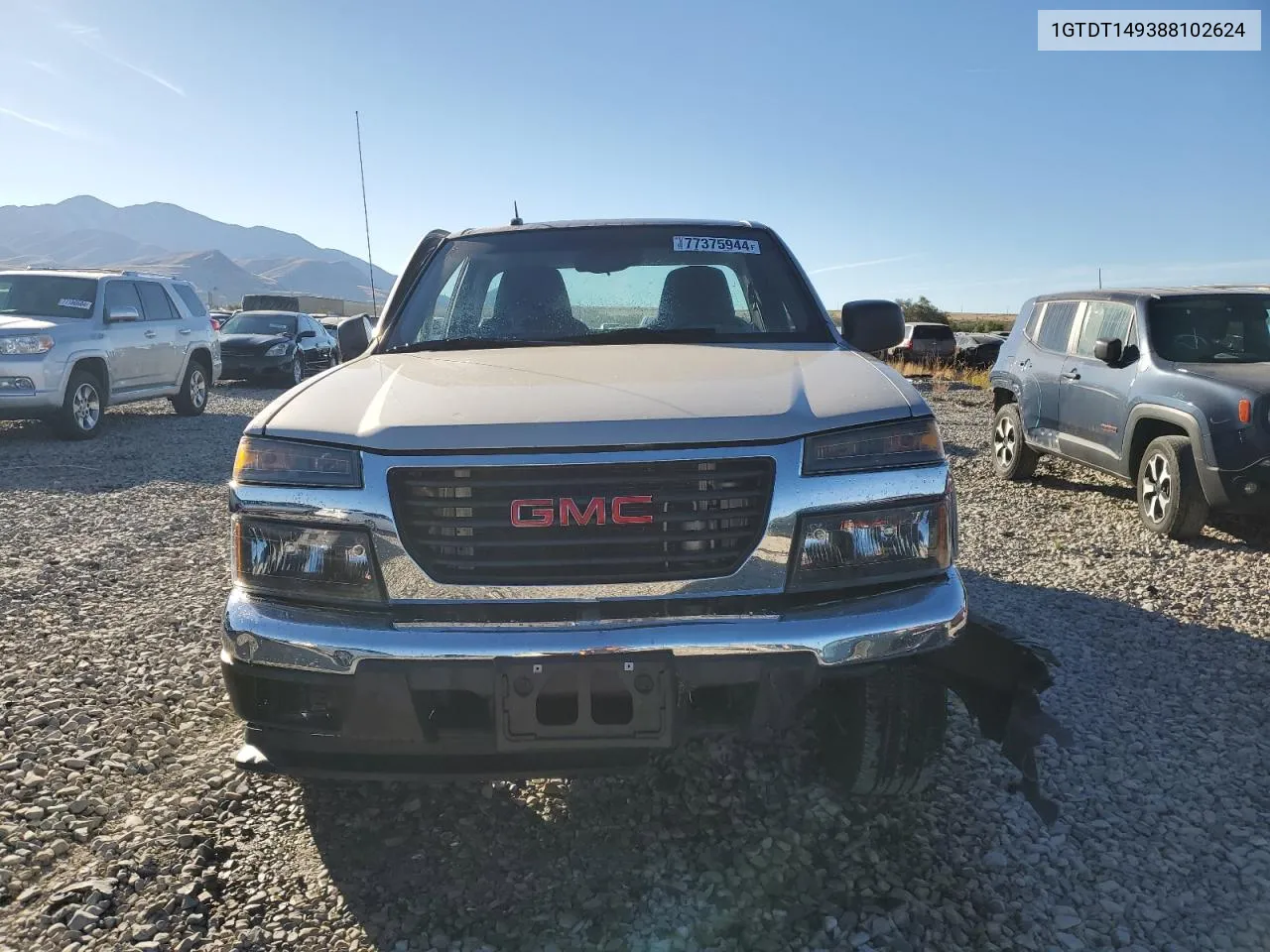 2008 GMC Canyon VIN: 1GTDT149388102624 Lot: 77375944