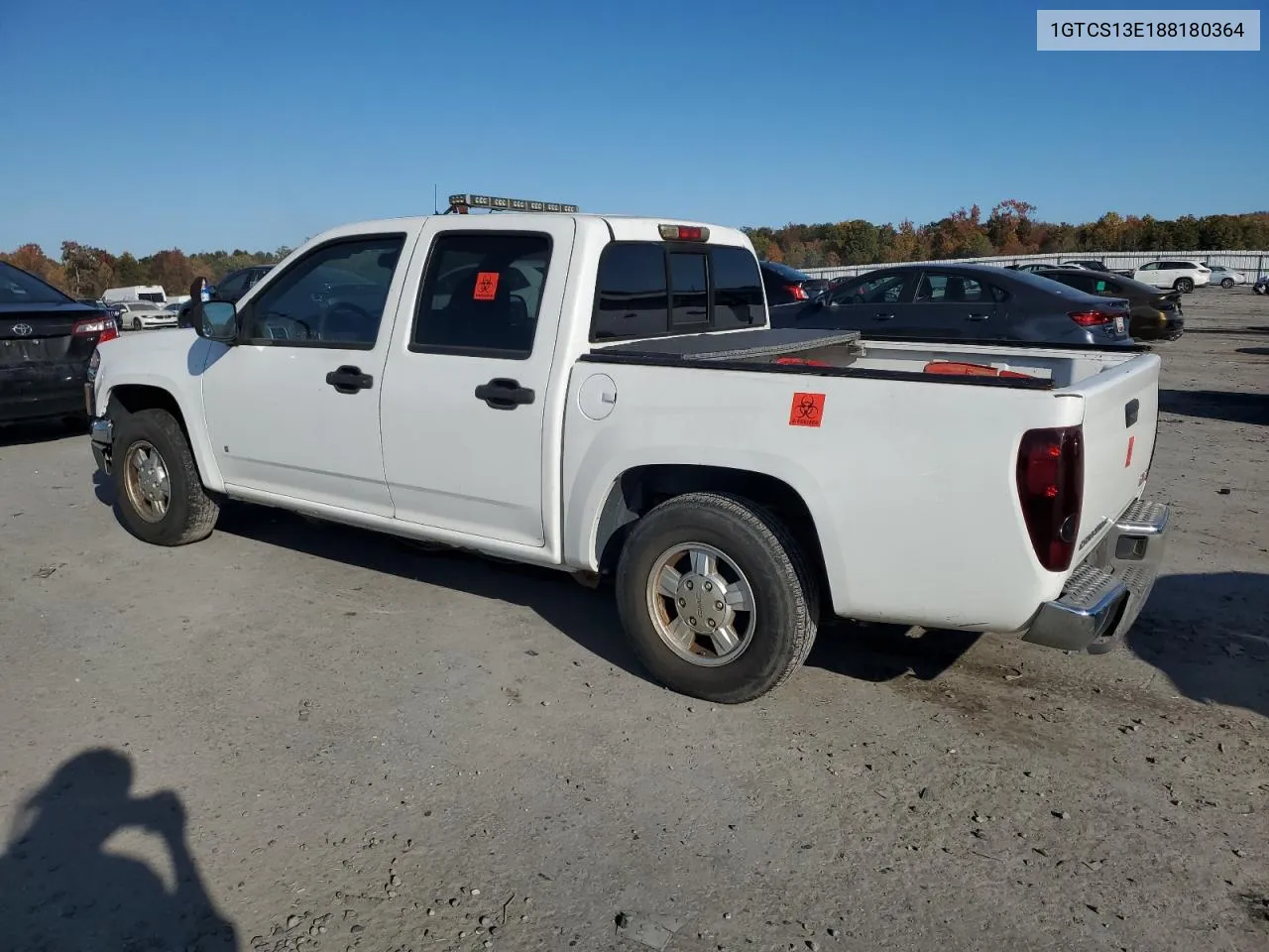 2008 GMC Canyon VIN: 1GTCS13E188180364 Lot: 77606084