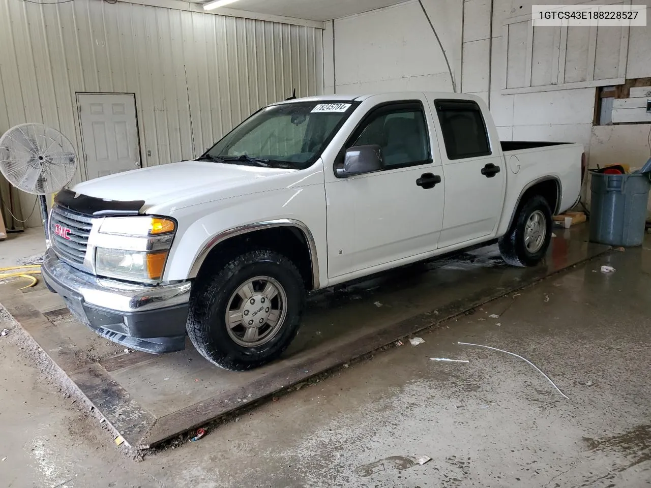 2008 GMC Canyon Sle VIN: 1GTCS43E188228527 Lot: 78245704