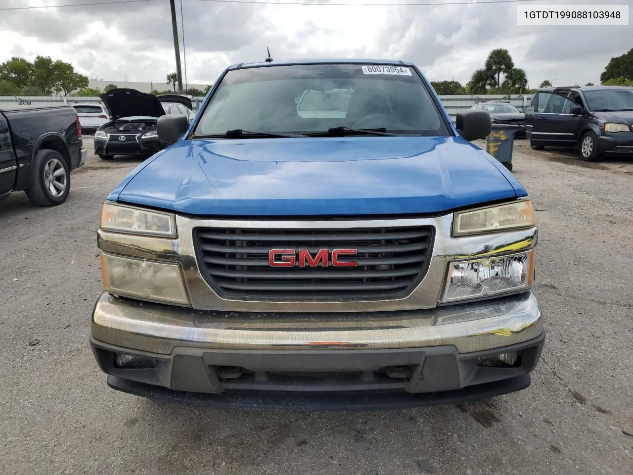 2008 GMC Canyon VIN: 1GTDT199088103948 Lot: 80073954