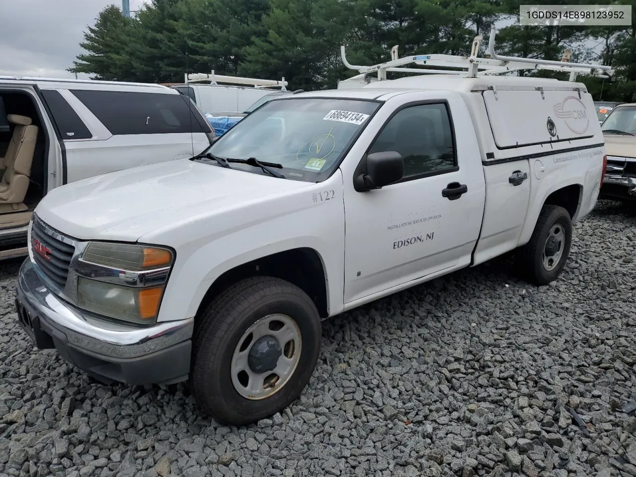 2009 GMC Canyon VIN: 1GDDS14E898123952 Lot: 68694134