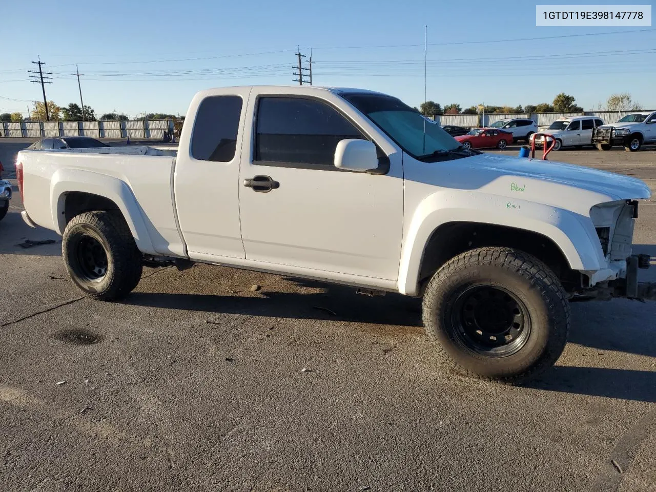 2009 GMC Canyon VIN: 1GTDT19E398147778 Lot: 74857524