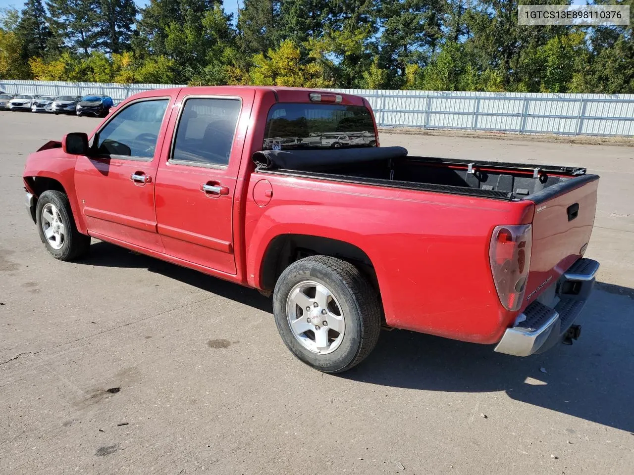 2009 GMC Canyon VIN: 1GTCS13E898110376 Lot: 76249874