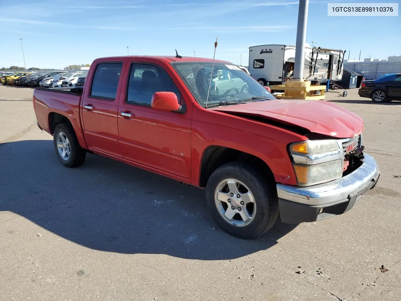 2009 GMC Canyon VIN: 1GTCS13E898110376 Lot: 76249874