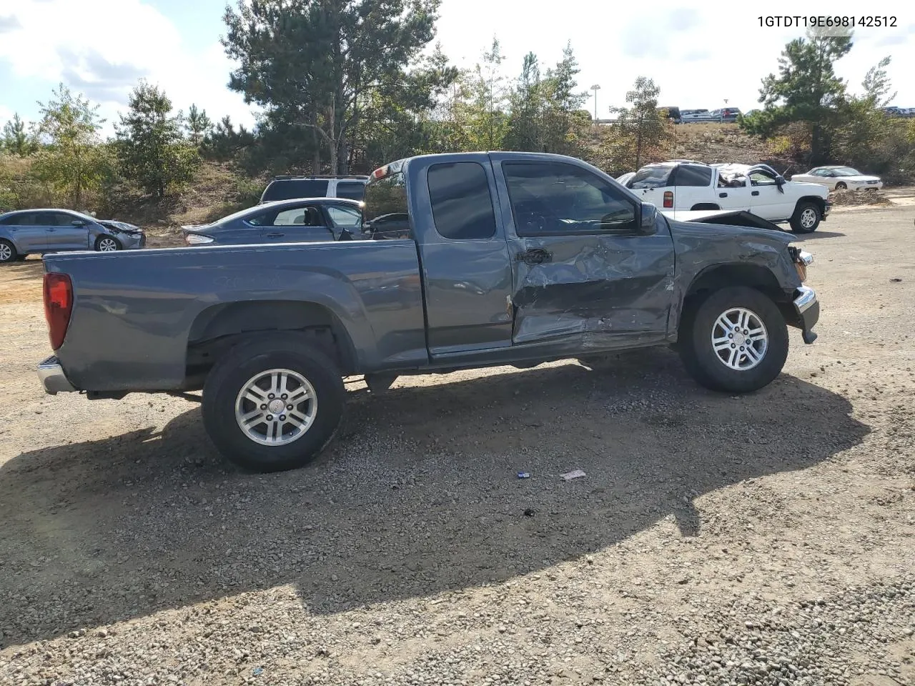 2009 GMC Canyon VIN: 1GTDT19E698142512 Lot: 77493574