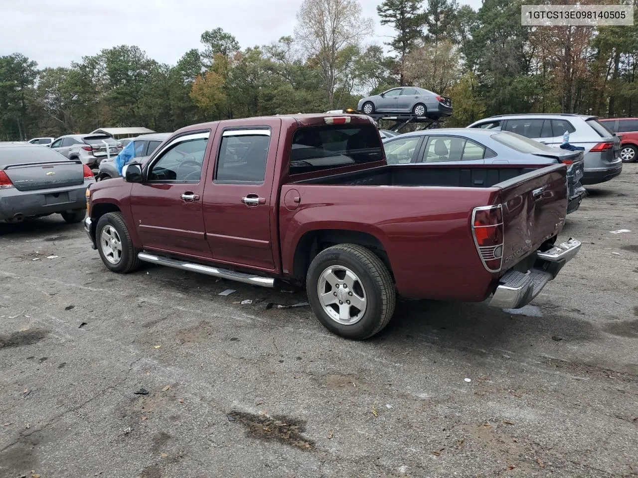 2009 GMC Canyon VIN: 1GTCS13E098140505 Lot: 79378144