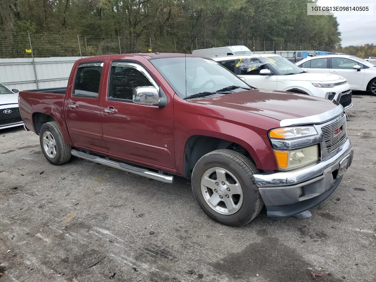 2009 GMC Canyon VIN: 1GTCS13E098140505 Lot: 79378144