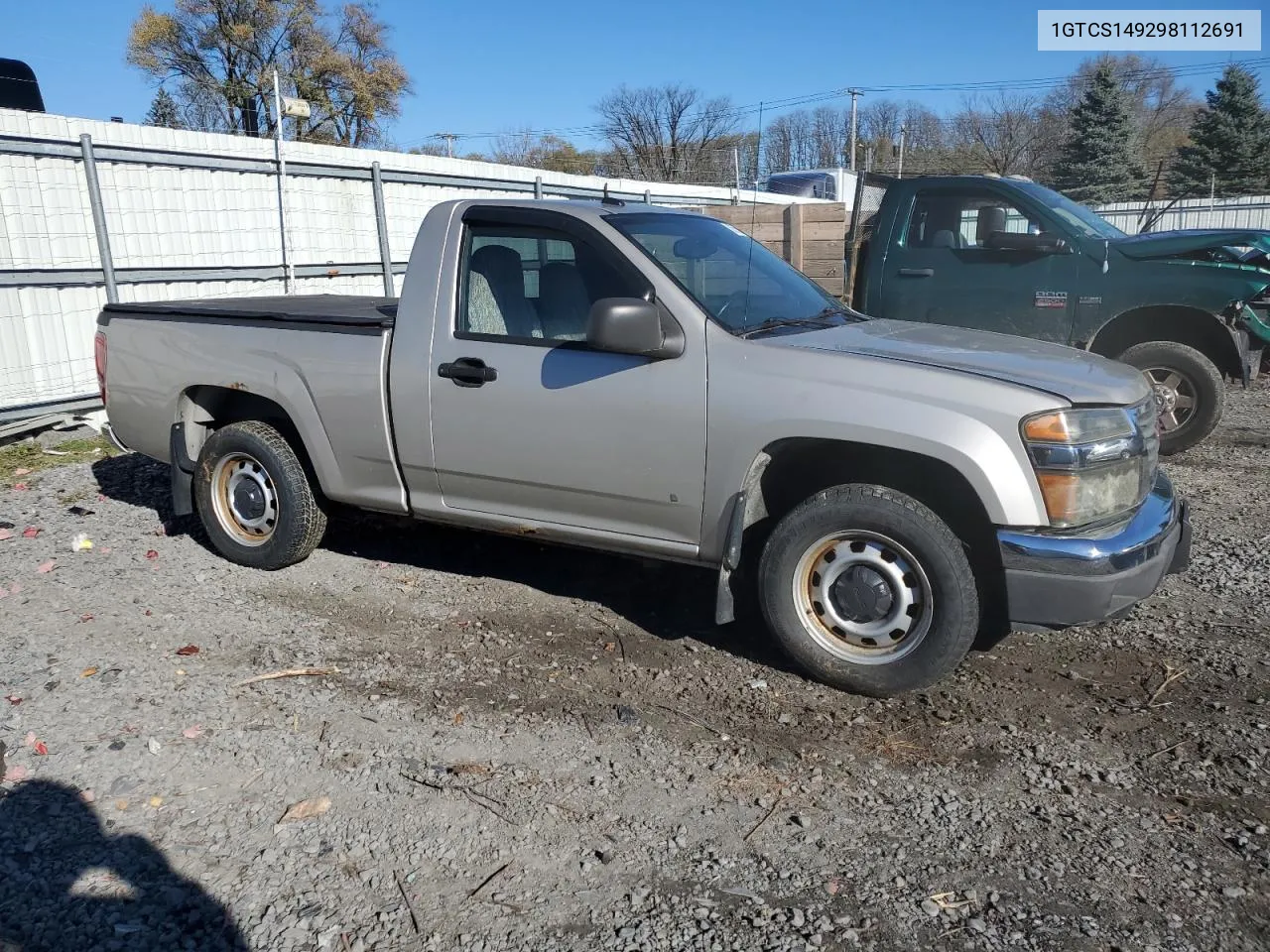 2009 GMC Canyon VIN: 1GTCS149298112691 Lot: 80513054